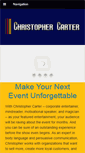 Mobile Screenshot of christophercarter.com