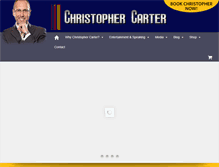 Tablet Screenshot of christophercarter.com